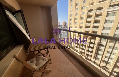 Apartment - 1 Bedroom - 2 Bathrooms for rent in East Porto Drive - Porto Arabia - The Pearl Island - Doha