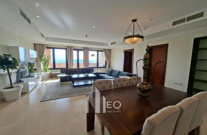 Apartment - 3 Bedrooms - 5 Bathrooms for rent in East Porto Drive - Porto Arabia - The Pearl Island - Doha