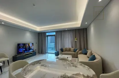 Apartment - 2 Bedrooms - 3 Bathrooms for rent in Lusail Marina Heights - Marina District - Lusail