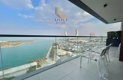 Apartment - 2 Bedrooms - 2 Bathrooms for rent in Lusail Marina Heights - Marina District - Lusail