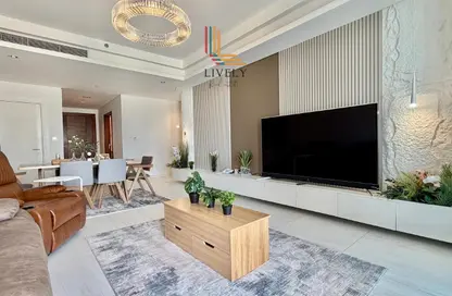 Apartment - 2 Bedrooms - 4 Bathrooms for rent in Crystal Residence - Gewan Island - The Pearl Island - Doha