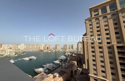 Apartment - 1 Bedroom - 2 Bathrooms for rent in West Porto Drive - Porto Arabia - The Pearl Island - Doha