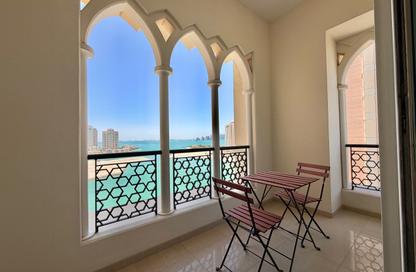 Apartment - 2 Bedrooms - 3 Bathrooms for rent in Bilal Pearl Suites - Viva Bahriyah - The Pearl Island - Doha