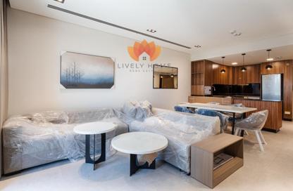 Apartment - 1 Bedroom - 2 Bathrooms for rent in Lusail Marina Heights - Marina District - Lusail