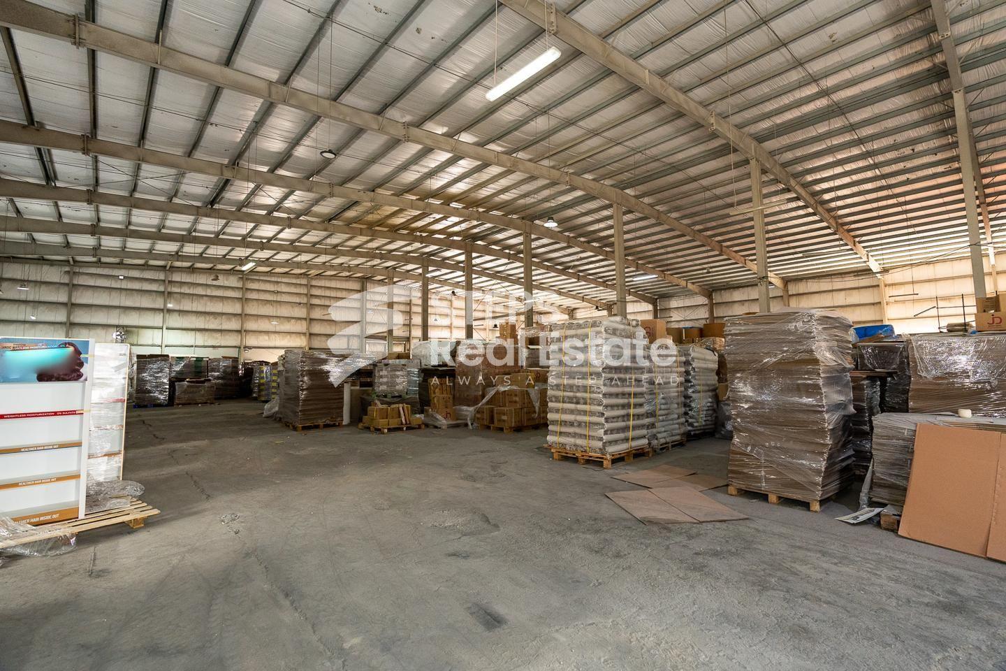 Spacious Warehouse for Rent in Industrial Area