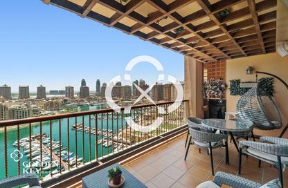 Apartment - 4 Bedrooms - 5 Bathrooms for sale in West Porto Drive - Porto Arabia - The Pearl Island - Doha