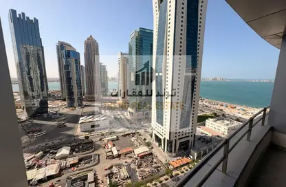 Apartment - 2 Bedrooms - 2 Bathrooms for rent in Regency Residence Tower - West Bay - Doha