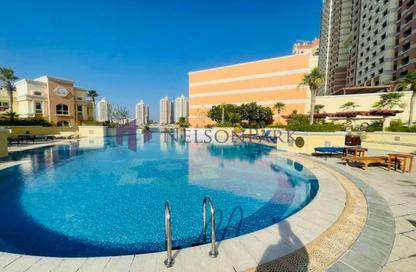 Apartment - 2 Bedrooms - 3 Bathrooms for rent in Viva West - Viva Bahriyah - The Pearl Island - Doha