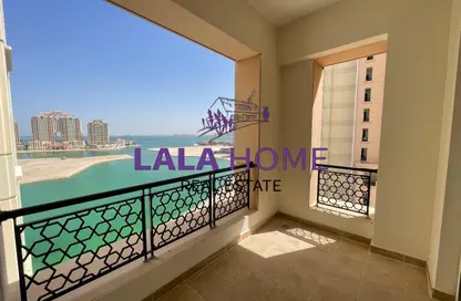 Apartment - 2 Bedrooms - 3 Bathrooms for rent in Viva West - Viva Bahriyah - The Pearl Island - Doha