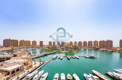 Apartment - 1 - 1 for sale in East Porto Drive - Porto Arabia - The Pearl Island - Doha Apartment - 1 - 1 for sale in East Porto Drive - Porto Arabia - The Pearl Island - Doha