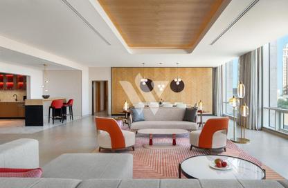 Hotel Apartments - 3 Bedrooms - 4 Bathrooms for rent in West Bay Tower - West Bay - West Bay - Doha Hotel Apartments - 3 Bedrooms - 4 Bathrooms for rent in West Bay Tower - West Bay - West Bay - Doha