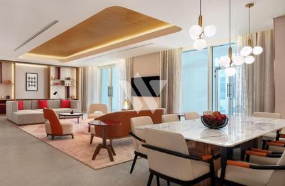 Hotel Apartments - 3 Bedrooms - 4 Bathrooms for rent in West Bay Tower - West Bay - West Bay - Doha