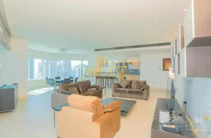 شقة - 3 غرف نوم - 4 حمامات للايجار في برج وست باي - الخليج الجنوبي - الخليج الغربي - الدوحة