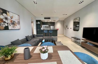Apartment - 1 Bedroom - 2 Bathrooms for rent in Lusail Marina Heights - Marina District - Lusail