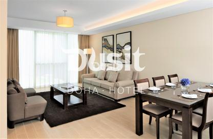 Apartment - 1 Bedroom - 2 Bathrooms for rent in Dusit Doha Hotel - Diplomatic Street - West Bay - Doha
