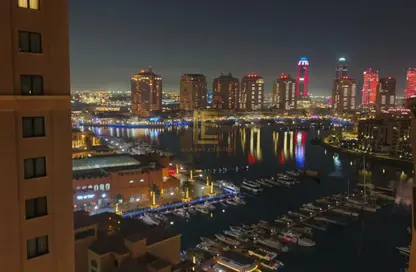 Apartment - 2 Bedrooms - 2 Bathrooms for rent in East Porto Drive - Porto Arabia - The Pearl Island - Doha