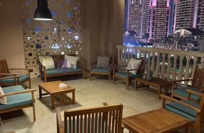 Apartment - 1 Bedroom - 2 Bathrooms for rent in Tower 9 - Porto Arabia - The Pearl Island - Doha