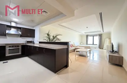 Apartment - Studio - 1 Bathroom for rent in East Porto Drive - Porto Arabia - The Pearl Island - Doha