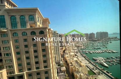 Apartment - 1 Bedroom - 2 Bathrooms for rent in Tower 18 - Porto Arabia - The Pearl Island - Doha