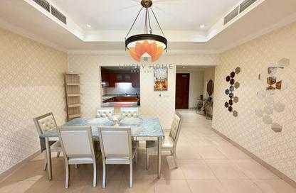 Apartment - 1 Bedroom - 2 Bathrooms for rent in East Porto Drive - Porto Arabia - The Pearl Island - Doha Apartment - 1 Bedroom - 2 Bathrooms for rent in East Porto Drive - Porto Arabia - The Pearl Island - Doha
