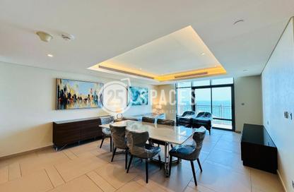 Apartment - 2 Bedrooms - 3 Bathrooms for rent in Abraj Bay - Abraj Quartiers - The Pearl Island - Doha