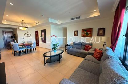 Apartment - 2 Bedrooms - 2 Bathrooms for rent in East Porto Drive - Porto Arabia - The Pearl Island - Doha