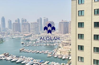 Apartment - 1 Bedroom - 2 Bathrooms for rent in West Porto Drive - Porto Arabia - The Pearl Island - Doha Apartment - 1 Bedroom - 2 Bathrooms for rent in West Porto Drive - Porto Arabia - The Pearl Island - Doha