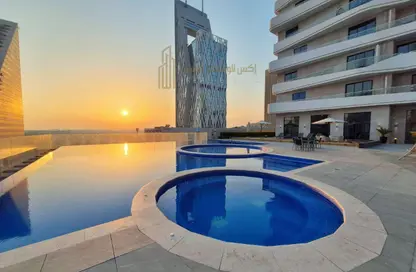 Apartment - 1 Bedroom - 2 Bathrooms for rent in Lusail Marina Heights - Marina District - Lusail