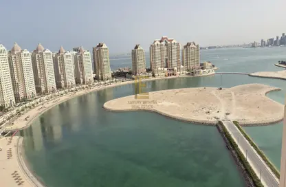 Apartment - 2 Bedrooms - 2 Bathrooms for rent in Viva East - Viva Bahriyah - The Pearl Island - Doha