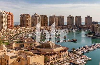 Apartment - 1 - 2 for sale in West Porto Drive - Porto Arabia - The Pearl Island - Doha