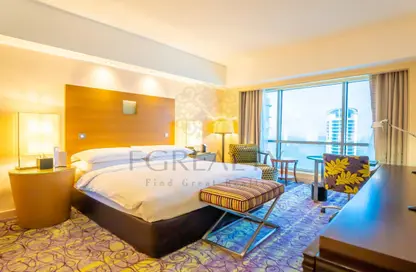 Hotel Apartments - Studio - 1 Bathroom for rent in Al Shatt Street - West Bay - Doha