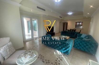 Apartment - 2 Bedrooms - 3 Bathrooms for rent in Tower 13 - Porto Arabia - The Pearl Island - Doha Apartment - 2 Bedrooms - 3 Bathrooms for rent in Tower 13 - Porto Arabia - The Pearl Island - Doha