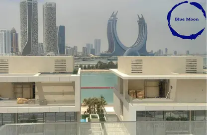 شقة - غرفة نوم - 2 حمامات للايجار في كريستال ريزيدنس - جزيرة جيوان - جزيرة اللؤلؤة - الدوحة