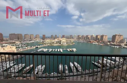 Apartment - 3 Bedrooms - 5 Bathrooms for rent in West Porto Drive - Porto Arabia - The Pearl Island - Doha