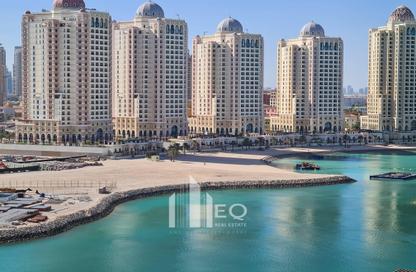 شقة - غرفة نوم - 2 حمامات للايجار في ابراج المتحدة - فيفا بحرية - جزيرة اللؤلؤة - الدوحة