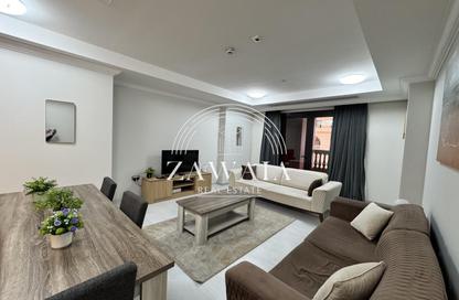 Apartment - 1 Bedroom - 2 Bathrooms for rent in East Porto Drive - Porto Arabia - The Pearl Island - Doha Apartment - 1 Bedroom - 2 Bathrooms for rent in East Porto Drive - Porto Arabia - The Pearl Island - Doha