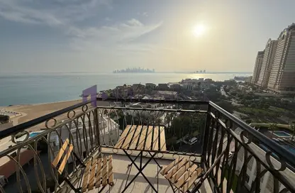 شقة - 2 غرف نوم - 4 حمامات للايجار في حدائق فلورستا - حدائق فلورستا - جزيرة اللؤلؤة - الدوحة