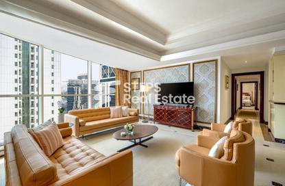 Apartment - 3 Bedrooms - 5 Bathrooms for rent in Dusit Hotel  and  Suites Doha - Diplomatic Street - West Bay - Doha