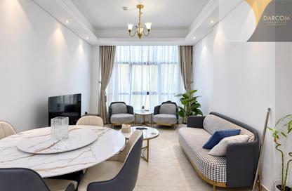Apartment - 2 - 2 for rent in Lusail Marina Heights - Marina District - Lusail