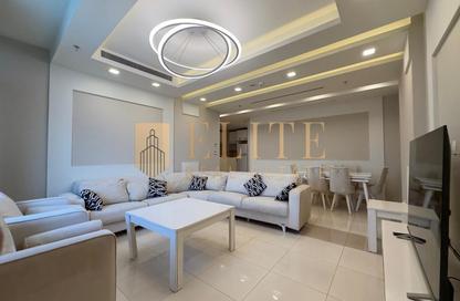 Apartment - 3 Bedrooms - 4 Bathrooms for rent in Rivan Building - Al Erkyah City - Lusail