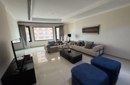 Apartment - 1 Bedroom - 2 Bathrooms for rent in East Porto Drive - Porto Arabia - The Pearl Island - Doha