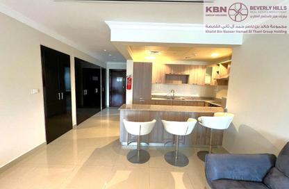 Apartment - Studio - 1 Bathroom for rent in Tower 14 - Porto Arabia - The Pearl Island - Doha
