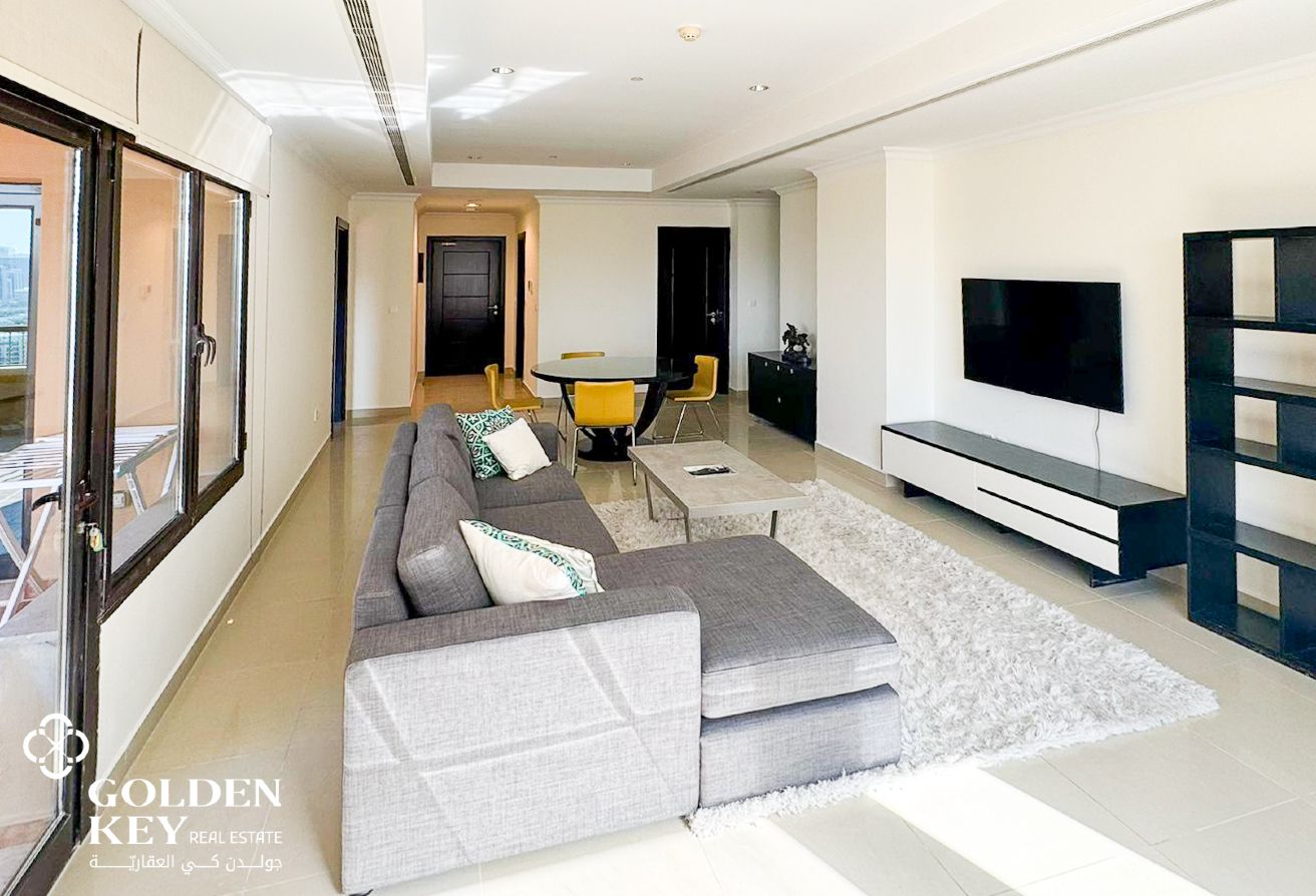 Spacious 1 Bedroom+Office | Furnished |Marina View