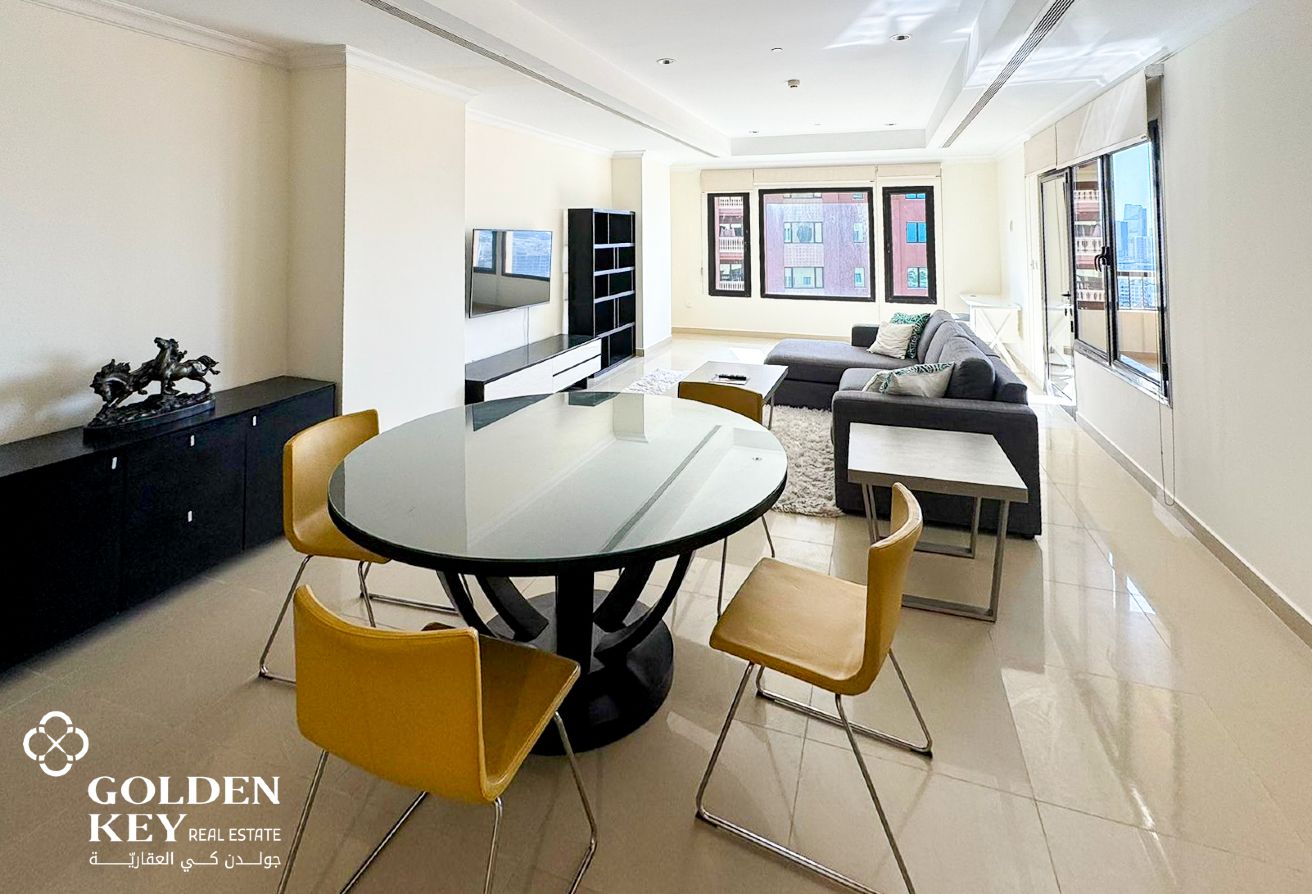 Spacious 1 Bedroom+Office | Furnished |Marina View