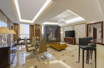 شقق فندقية - 2 غرف نوم - 3 حمامات للايجار في برج وست باي - الخليج الجنوبي - الخليج الغربي - الدوحة