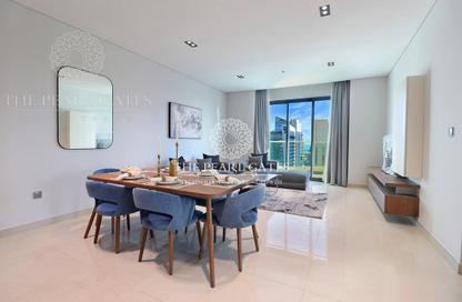 Apartment - 2 Bedrooms - 3 Bathrooms for rent in Lusail Residence - Marina District - Lusail
