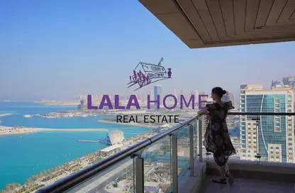 شقة - 2 غرف نوم - 3 حمامات للايجار في اف جاي 8 ريزيدينشال تاور - منطقة المارينا - الوسيل