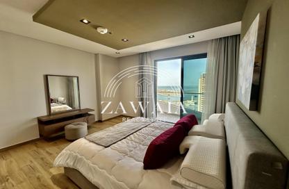 Apartment - 1 Bedroom - 2 Bathrooms for rent in Lusail Marina Heights - Marina District - Lusail