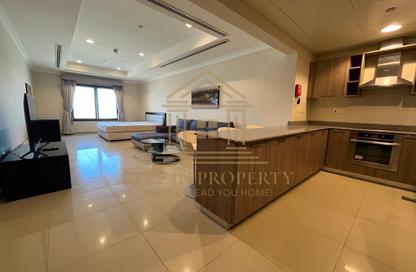 Apartment - Studio - 1 Bathroom for rent in East Porto Drive - Porto Arabia - The Pearl Island - Doha