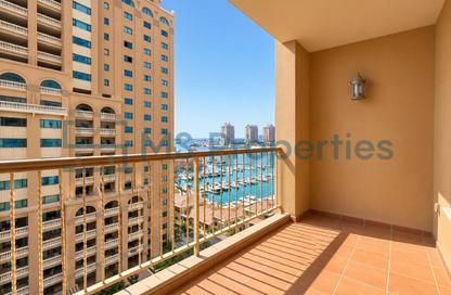 Apartment - 1 - 2 for rent in West Porto Drive - Porto Arabia - The Pearl Island - Doha